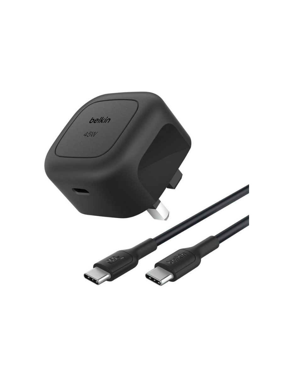Belkin wall charger 45w with cable Usb-c to Usb-c