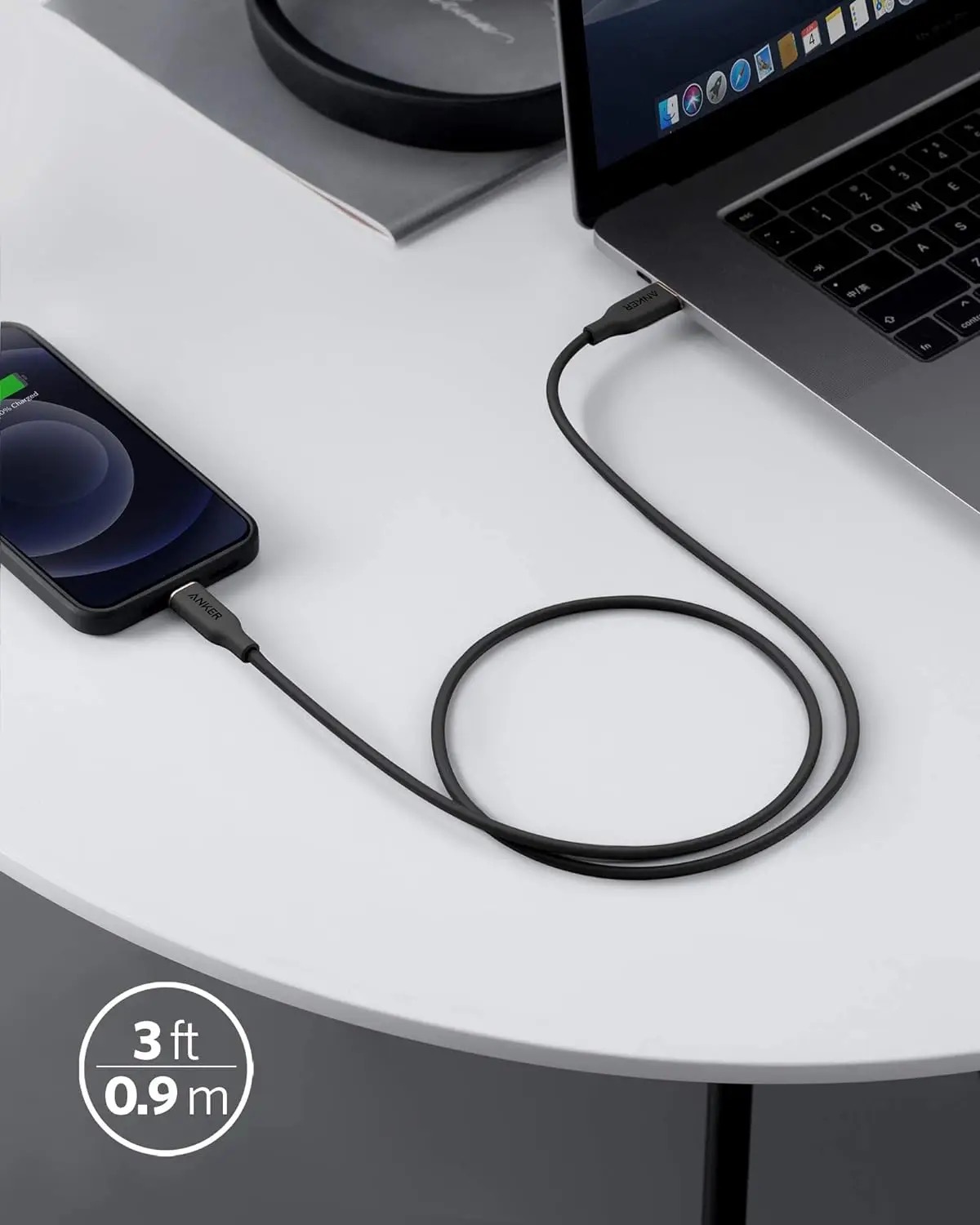Anker super strong cable usb-c to Lightning 1m