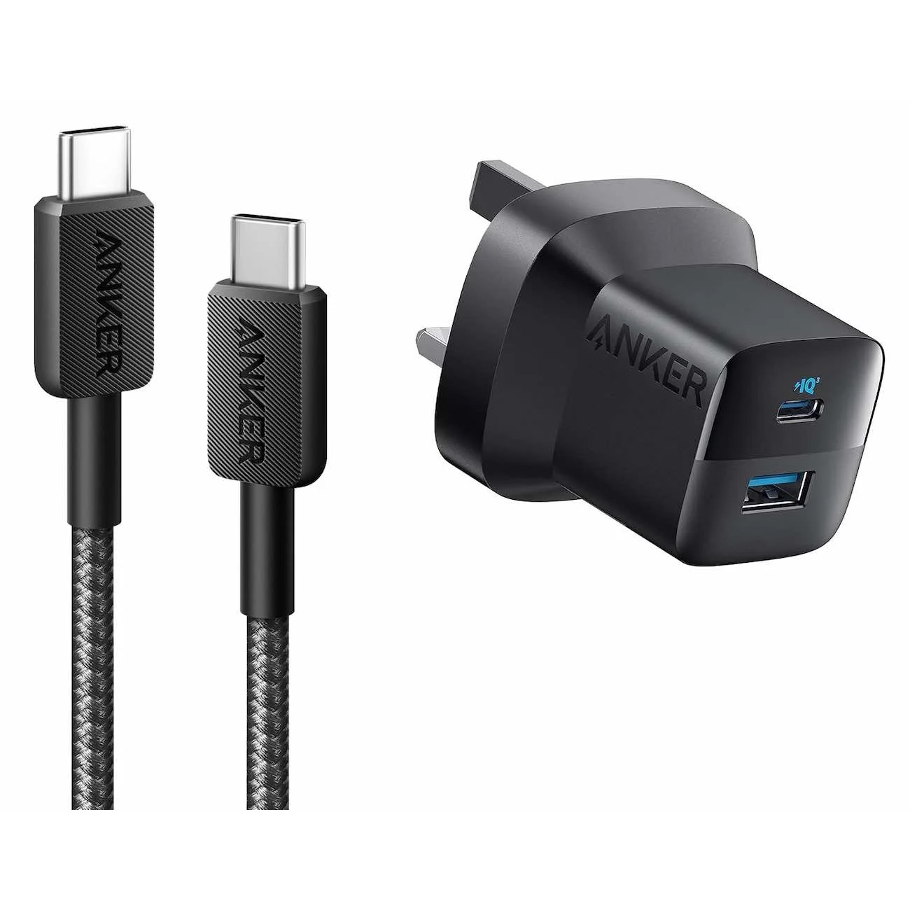 Anker 322 charger with usb-c cable