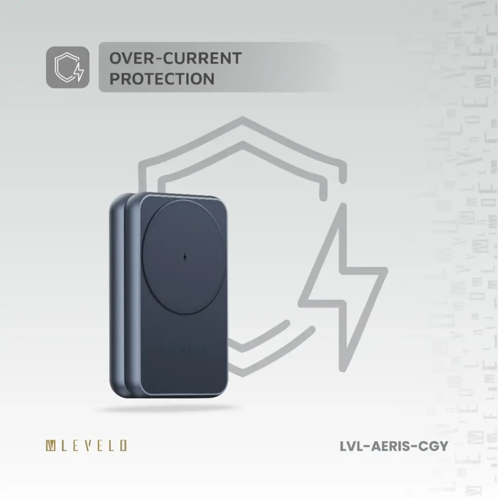 Levelo Aeris 3-In-1 Foldable Wireless Charger - Cloudy Gray