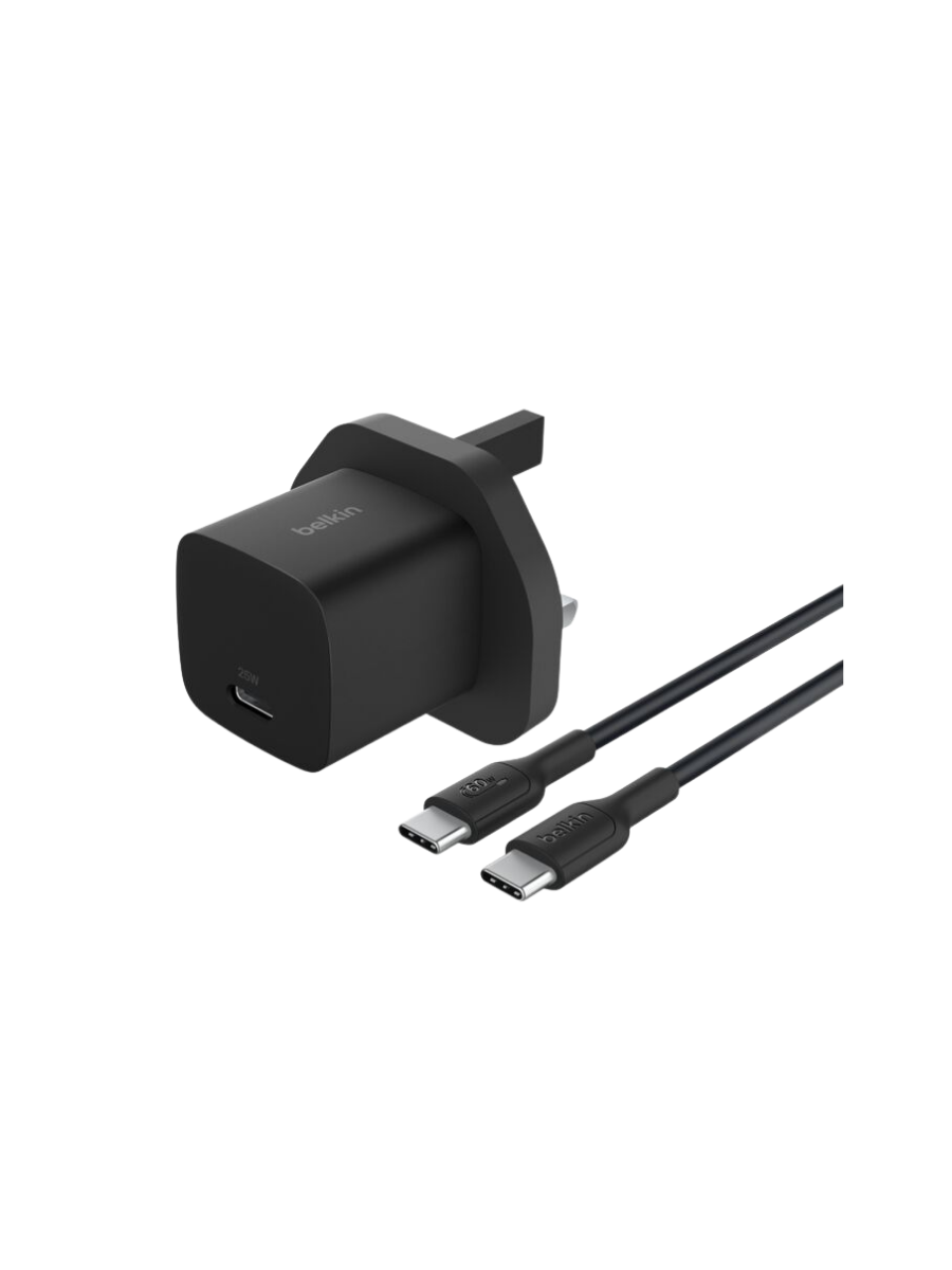 USB-C Wall Charger 25W + USB-C to USB-C Cable